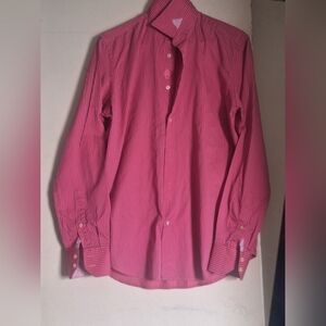 Robert Graham Vibrant Pink Striped Shirt